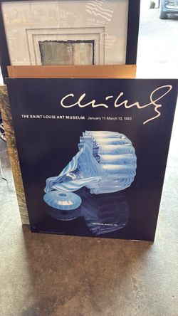 Chihuly glass poster 1983