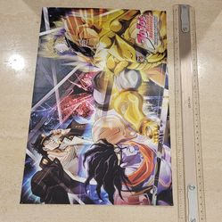 Jojos Bizarre Adventure Part 3 Stardust Crusaders Official Poster Dio vs Jotaro Stands