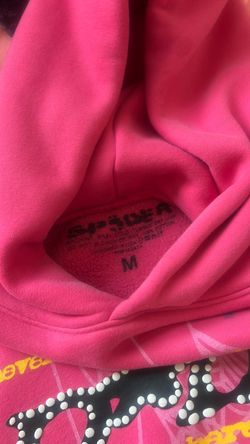Pink spider hoodie