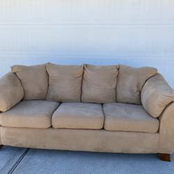 Beige Couch // Free Delivery 