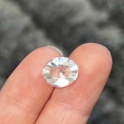 faceted quartz crystal