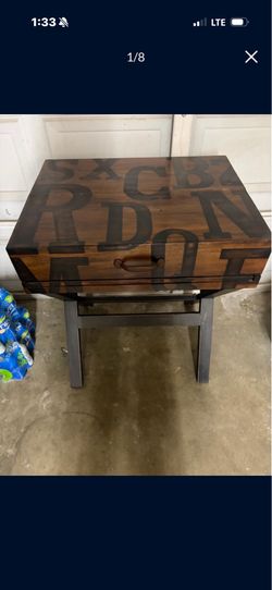 Rustic Folding Secretary Desk / Compact Workspace