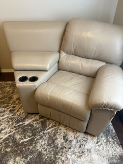 Leather Couch Section