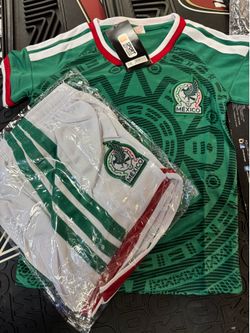 Baby and toddlers green Mexico World Cup set