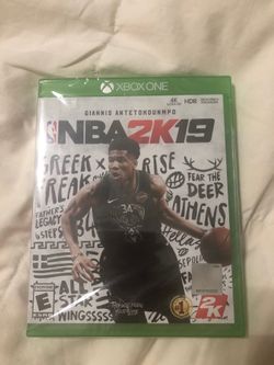 Never opened NBA 2K19 (Xbox one)