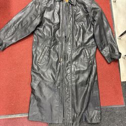 Leather Trench Coat