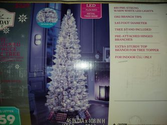 Christmas tree with lights