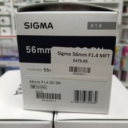 Sigma 56mm F1.4 MFT For Canon ☆ 4 Year Warranty ☆
