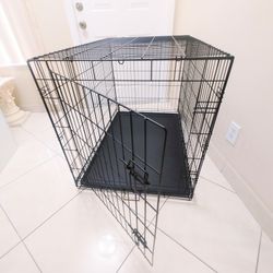 Like New Large Folding Dog Crate 42" 