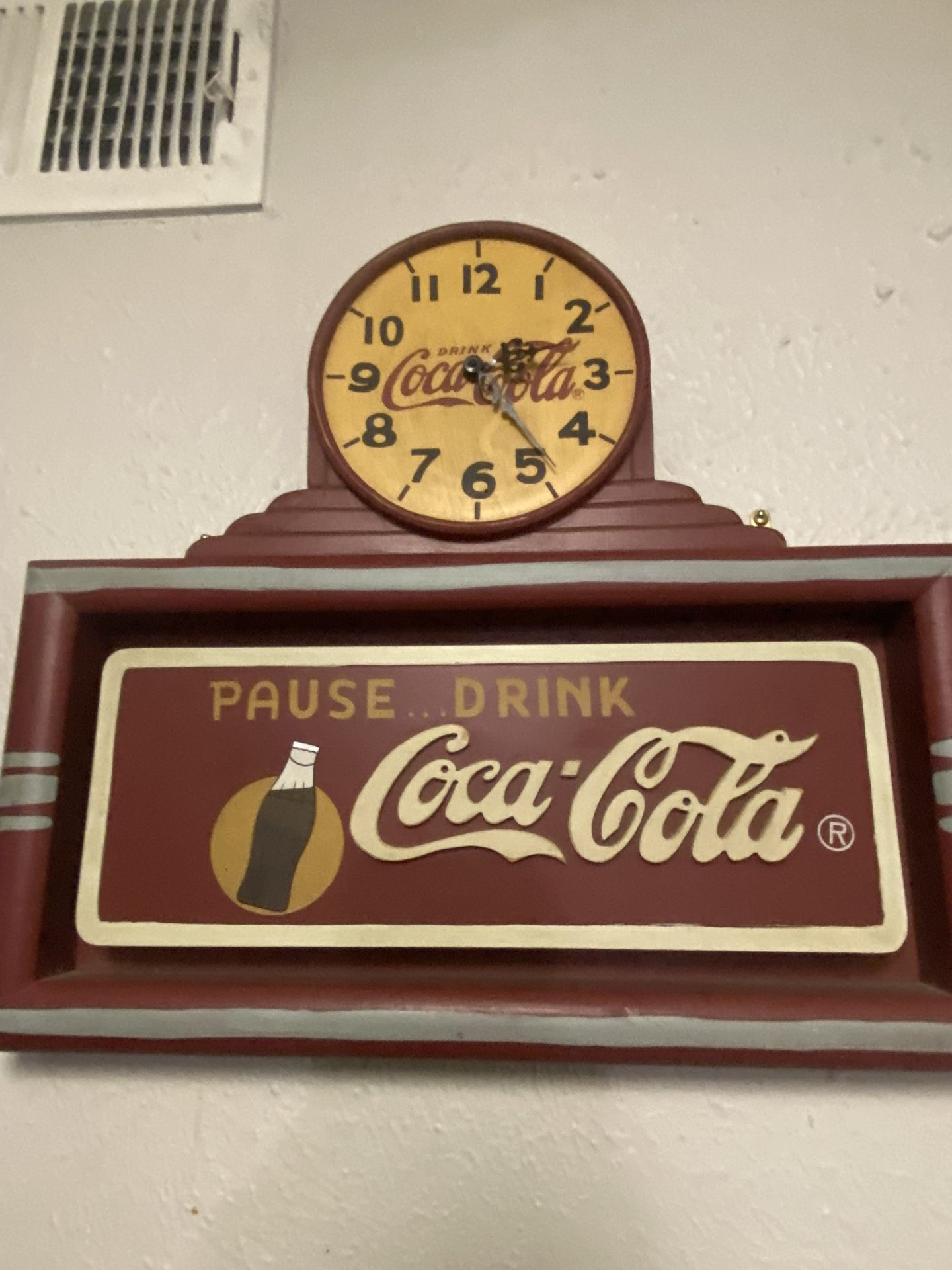 Coca Cola  Clock