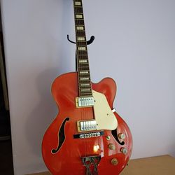 Ibenaz Artcore AF750 Hollow Body Sweet Guitar One Strong Need Change Play Great 