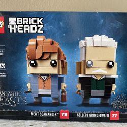 LEGO HARRY POTTER 41631 Newt Scamander & Gellert Grindelwald BRICKHEADZ