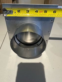 Round wall vent