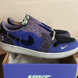 New Jordan 1 Retro Low OG Zion Williamson Voodoo Alternative Men Size 10.5