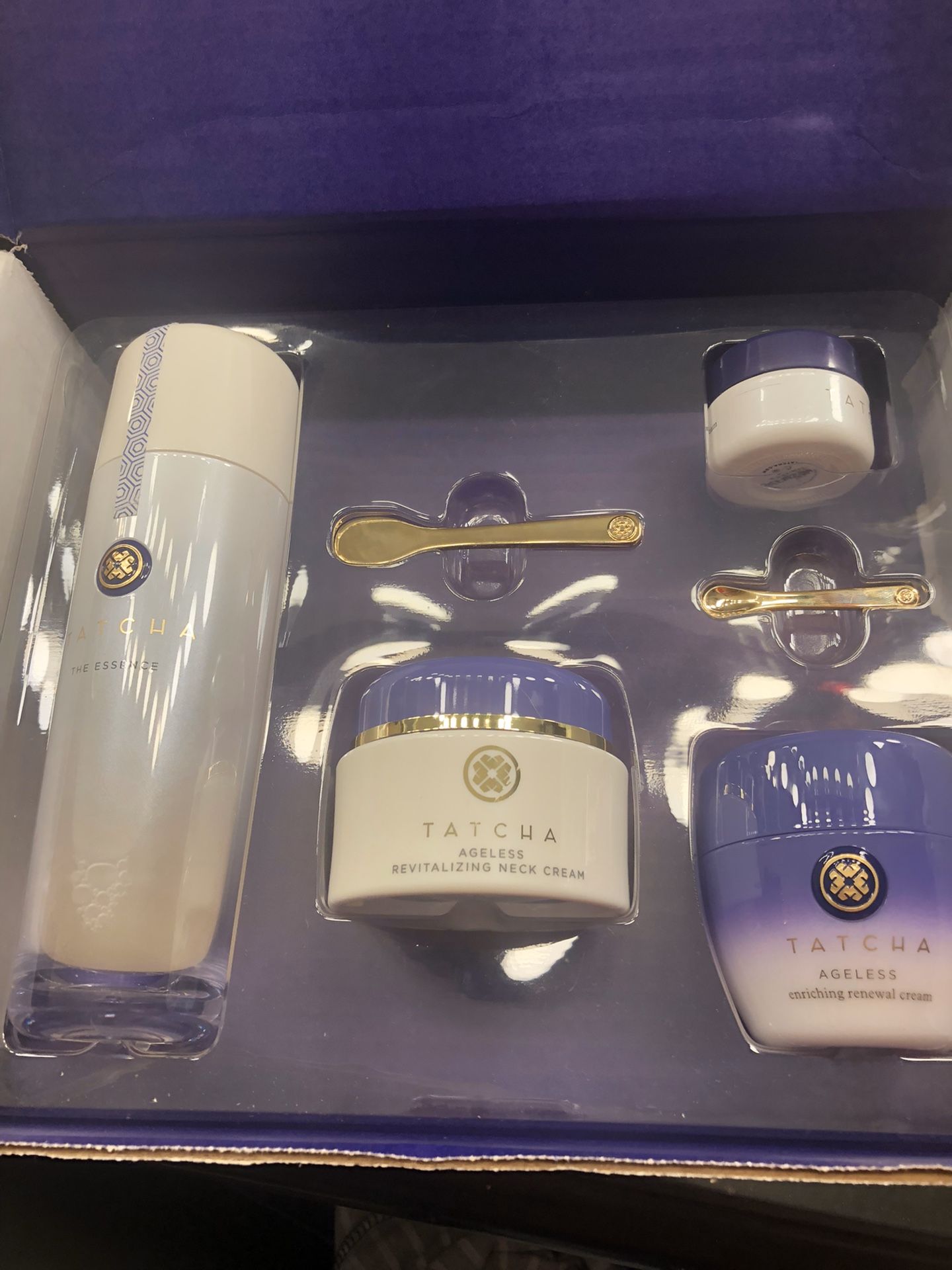 New Tatcha Ageless Renewal Face & Neck Four Piece Ritual $225 obo