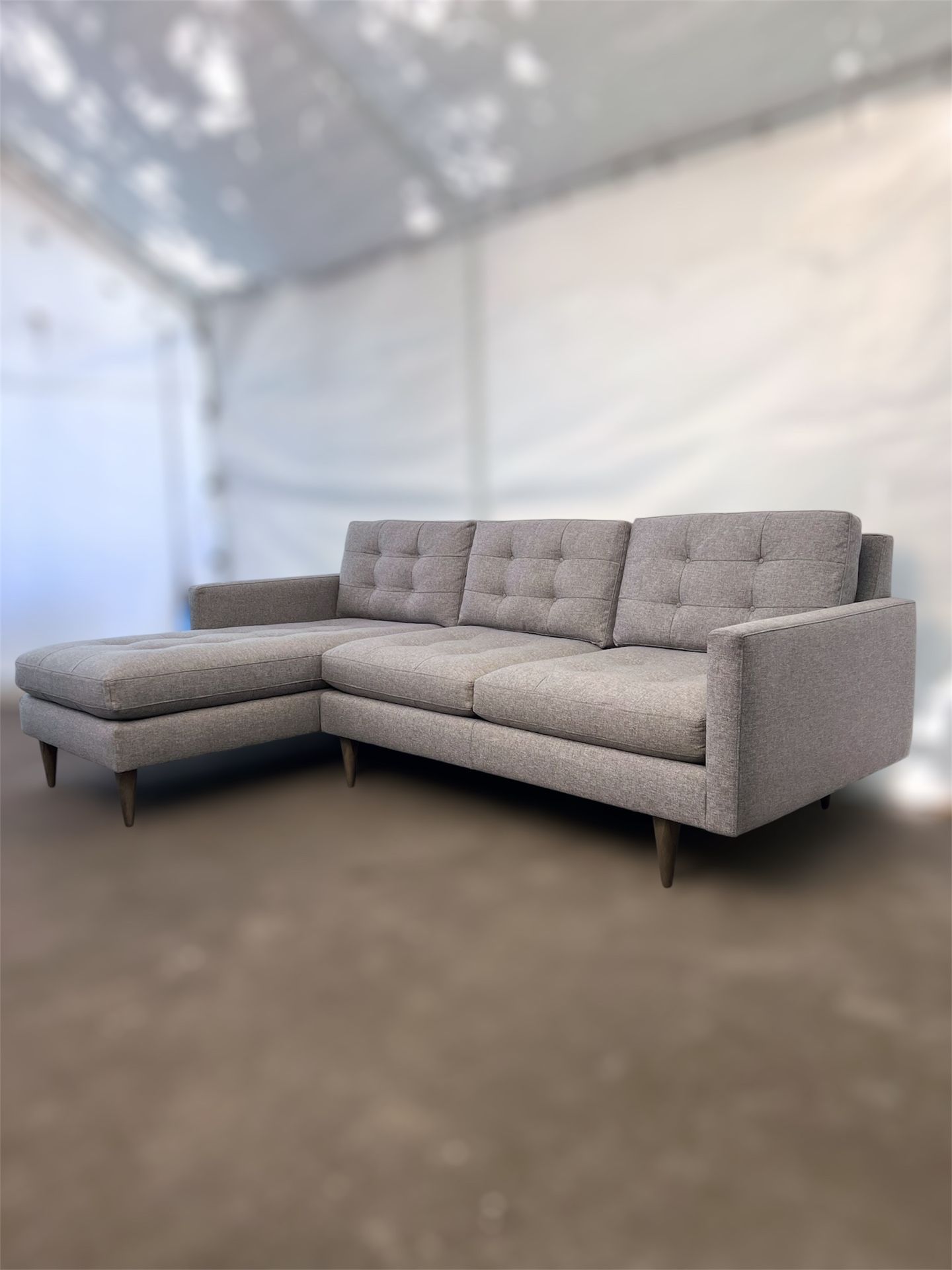 Crate & Barrel Petrie Sectional Sofa Delivery Available