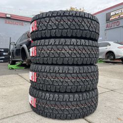 265-70-17 All Terrain Tires 750$ Installed Free Alignment 