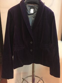 J Crew Velvet Blazer