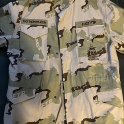 Large FTP X FUCT M65 ARMY JACKET 