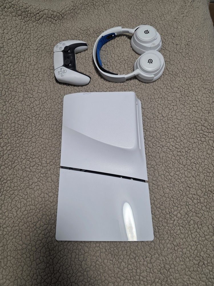 PS5 (Disc) And W Headset