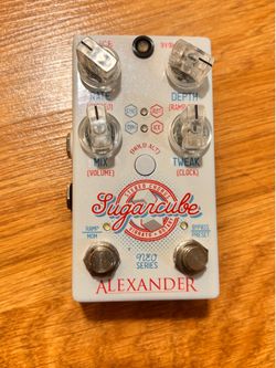 Alexander sugarcube  guitar effects pedal Gibson fender prs