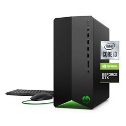 HP 2023 TG01 Pavilion Gaming Desktop AMD 8-Core Ryzen 7 5700G 16GB RAM 512GB PCIe SSD 1TB HDD NVIDIA RTX 3060 12GB GDDR6 HDMI DP DVI-D USB-C WiFi AC B