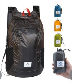 4Monster Hiking Daypack,Water Resistant Lightweight Packable Backpack for Travel Camping Outdoor (Grey, 24L)