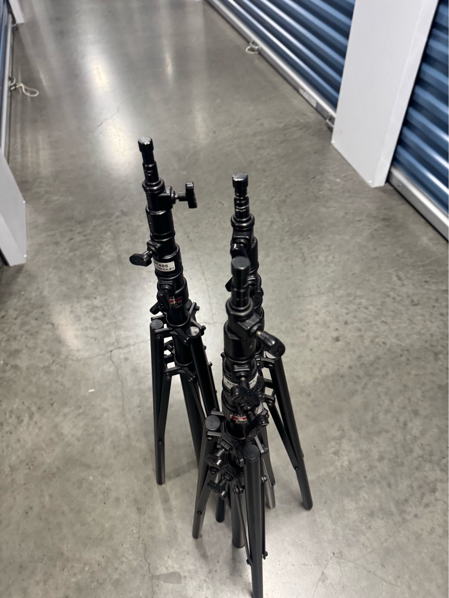 PRODUCTION CAMERA LIGHT STANDS. ( FROM SAMMYS CAMERA )
