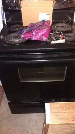 Kenmore electric black stove for sale