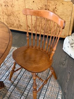 Mid Century Vintage Ethan Allen Dining Chairs - Set of 5