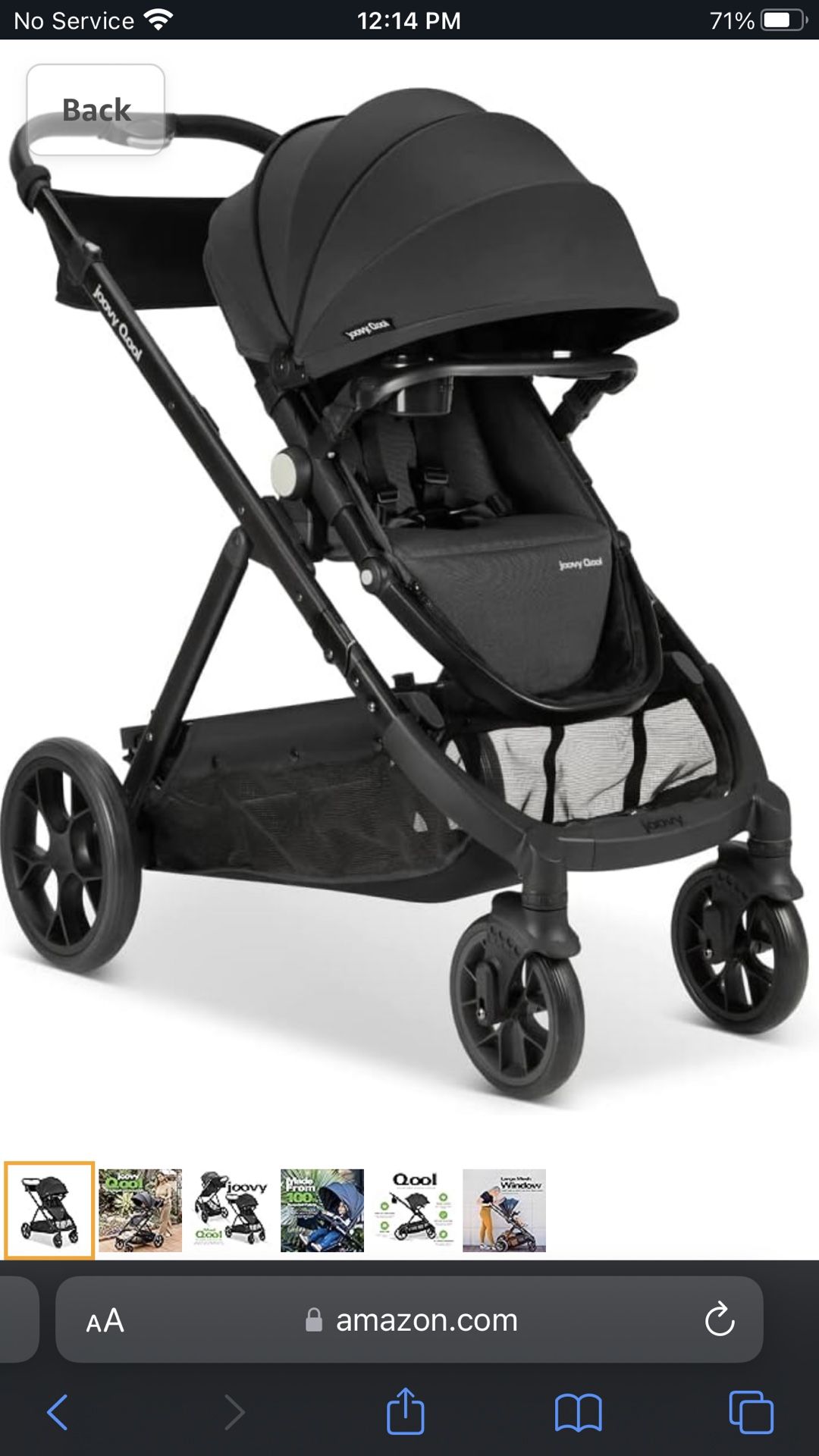 Joovy Qool Customizable Modular Stroller Single Double Triple