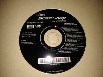 Fujitsu ScanSnap disc
