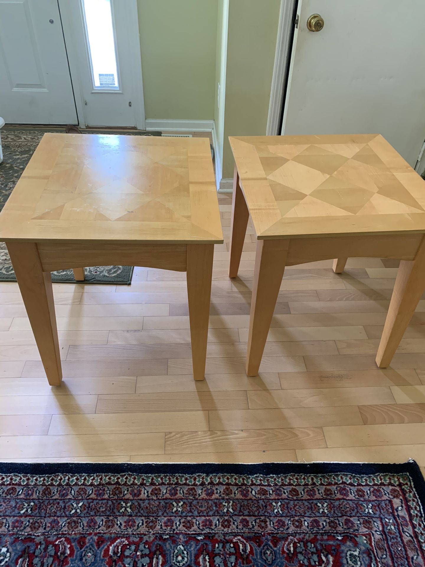 Two nice coffee table or end tables for sale