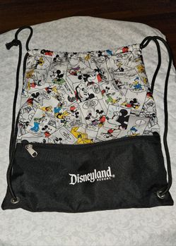 Disneyland Mickey Mouse Comic Drawstring Backpack