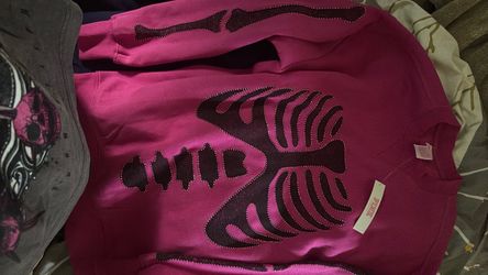 PINK skeleton sweater