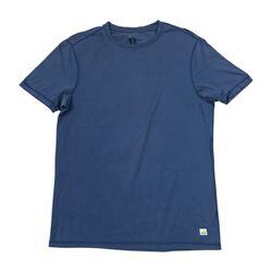 Vuori Tuvalu Shirt Mens Small S Blue Performance Lightweight Stretch Gym Pima T