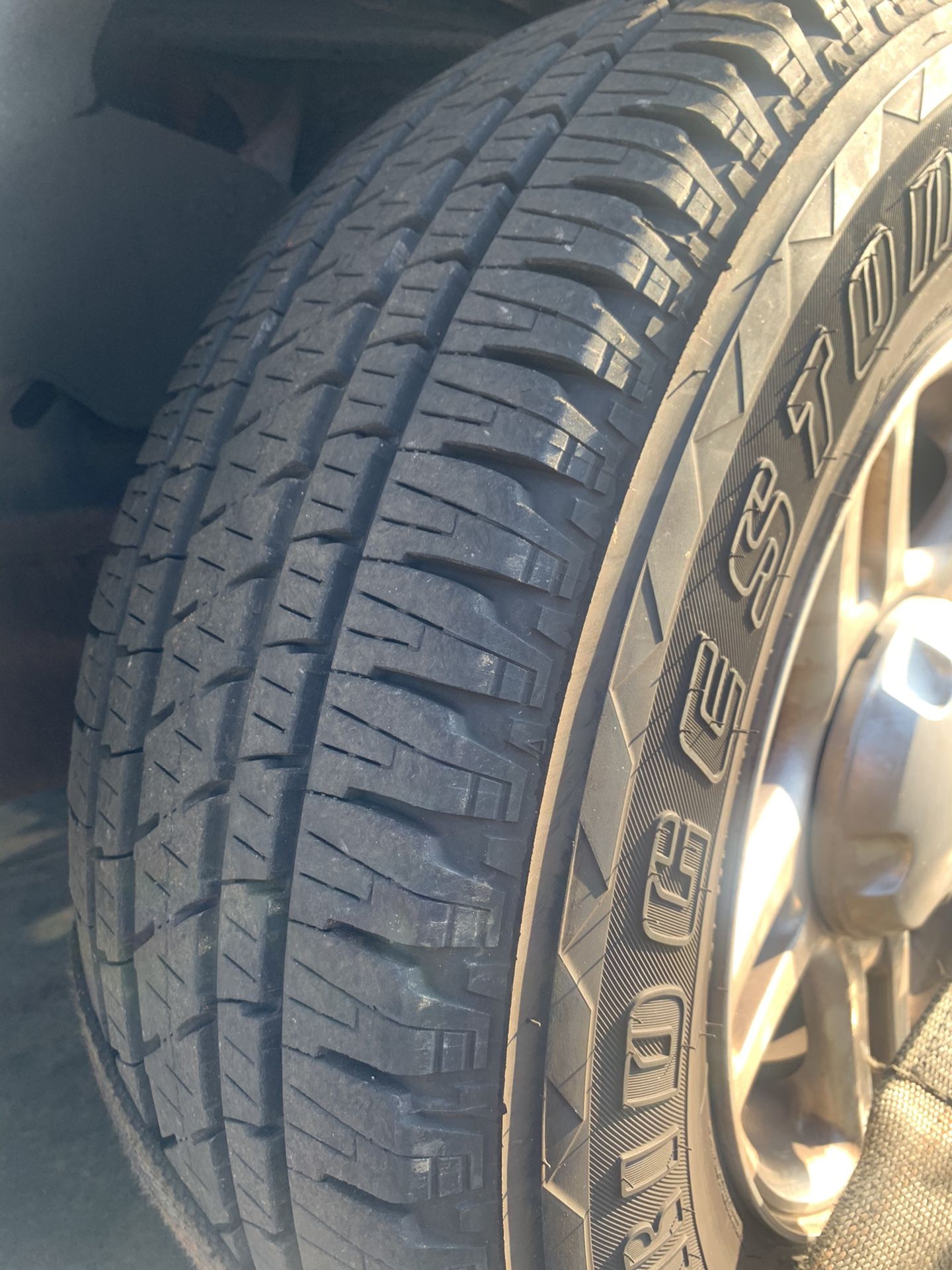 A Set 235 70/16 Bridgestone Tires Has Only 6000 Miles On Them