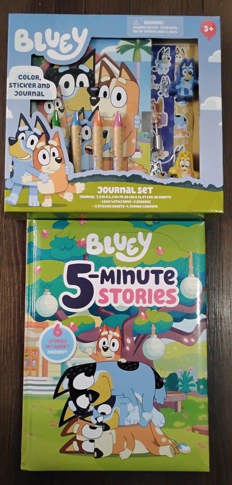 Set Of New Bluey Items