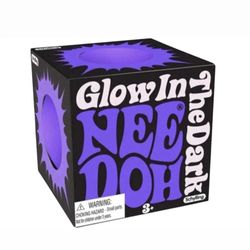 NEEDOH GLOW IN THE DARK PURPLE BALL