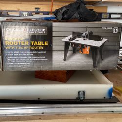 Chicago Electric Router Table With Router