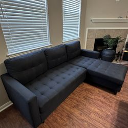 2 Seat Reversible L-Sectional