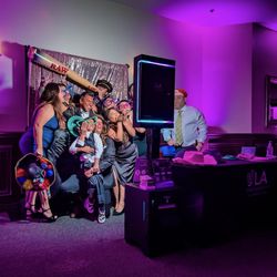 LED Photobooth With Prints And Props 