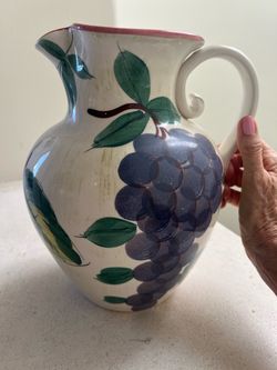 Large Ceramic Pitcher