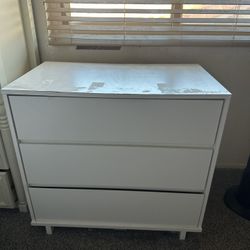 White dresser