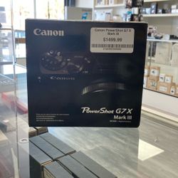 Canon PowerShot G7X Mark III 