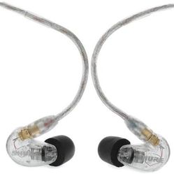 Shure SE215 PRO Sound Isolating Wired Earbuds Clear Professional in-ear monitors with deep bass 