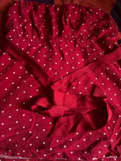 Hollister SIZE:M! Polka dot red tube top!❤️