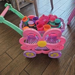 Toy Tea Cart