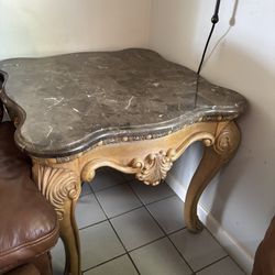 Marble End Table 