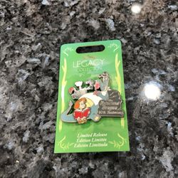Disney Legacy Collection Pin Reluctant Dragon 80th Anniversary Limited release.  Size wide 1 3/4 inches and 1 1/2 inches long.  Brand new on original 